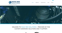 Desktop Screenshot of magicboxsolutions.com