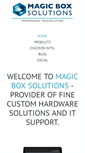 Mobile Screenshot of magicboxsolutions.com